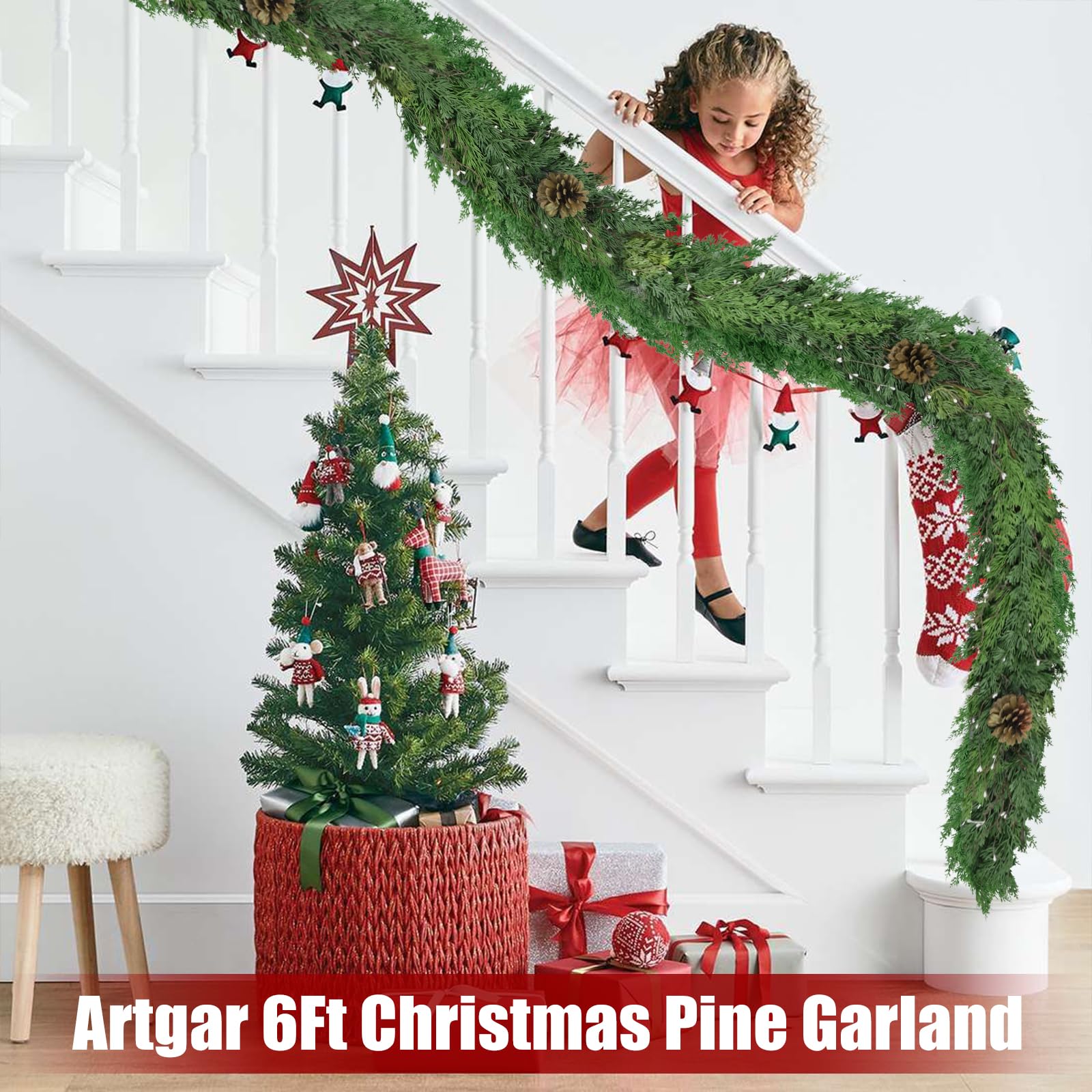 Artgar next to tape measure showing 6 ft scale for accurate planning