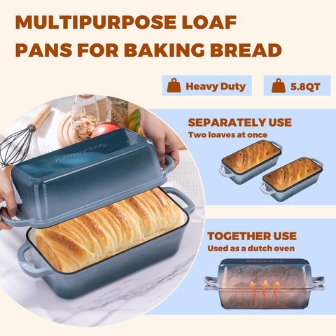 Articasting finished sourdough loaf removed from pan showing crisp crust benefit