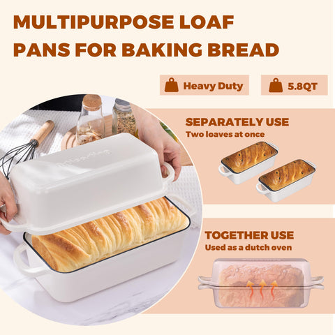 Articasting lid closeup handle illustrating secure fit and steam retention benefit even crusts