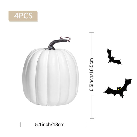 Artmag pumpkins arranged on table offering instant autumn centerpiece ideas