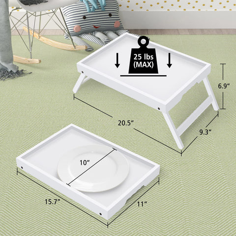 Artmeer bamboo tray serving breakfast in bed providing convenience and comfort