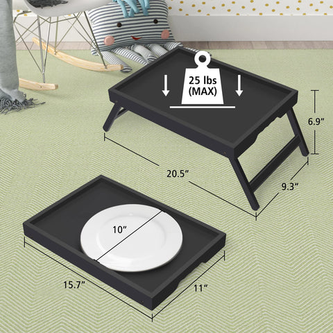 Artmeer tray handle closeup showing ergonomic cutout and comfortable carrying advantage