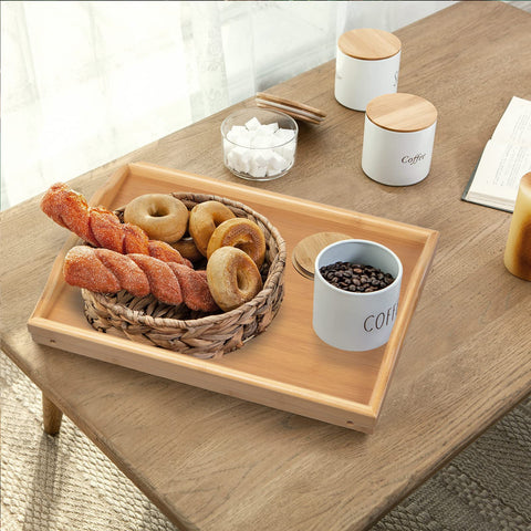 Artmeer tray folded thin profile stored upright to save space in closet or under bed