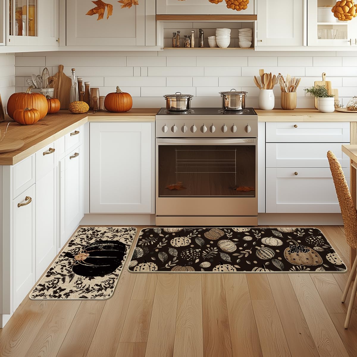 Artoid Mode mats placed in a kitchen showing comfort and decor benefit