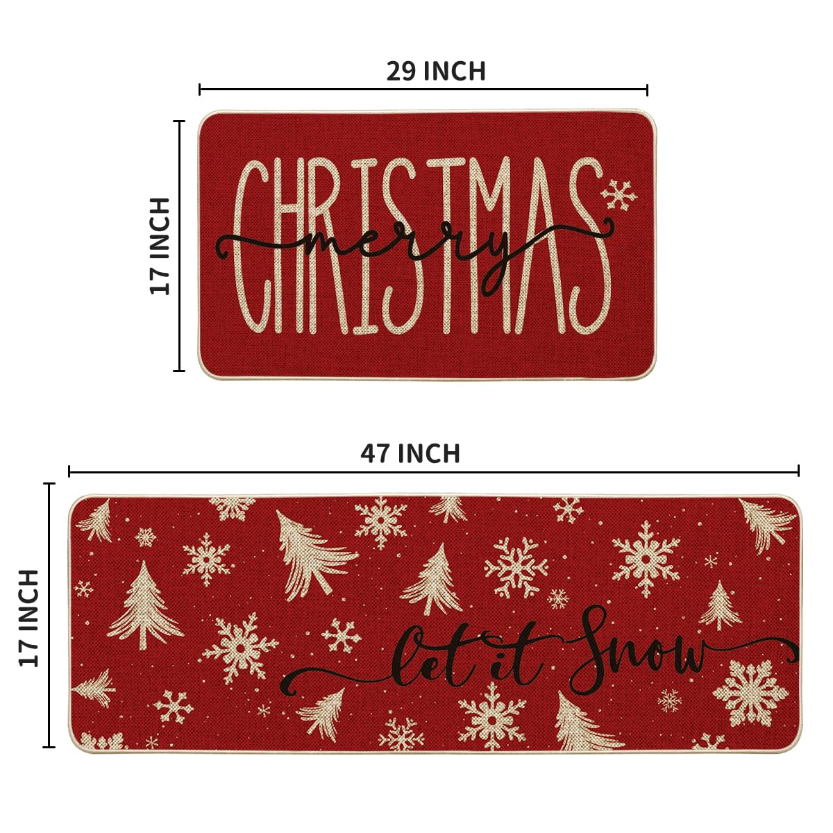 Artoid Mode mats styled in holiday entryway adding seasonal charm and easy cleanup