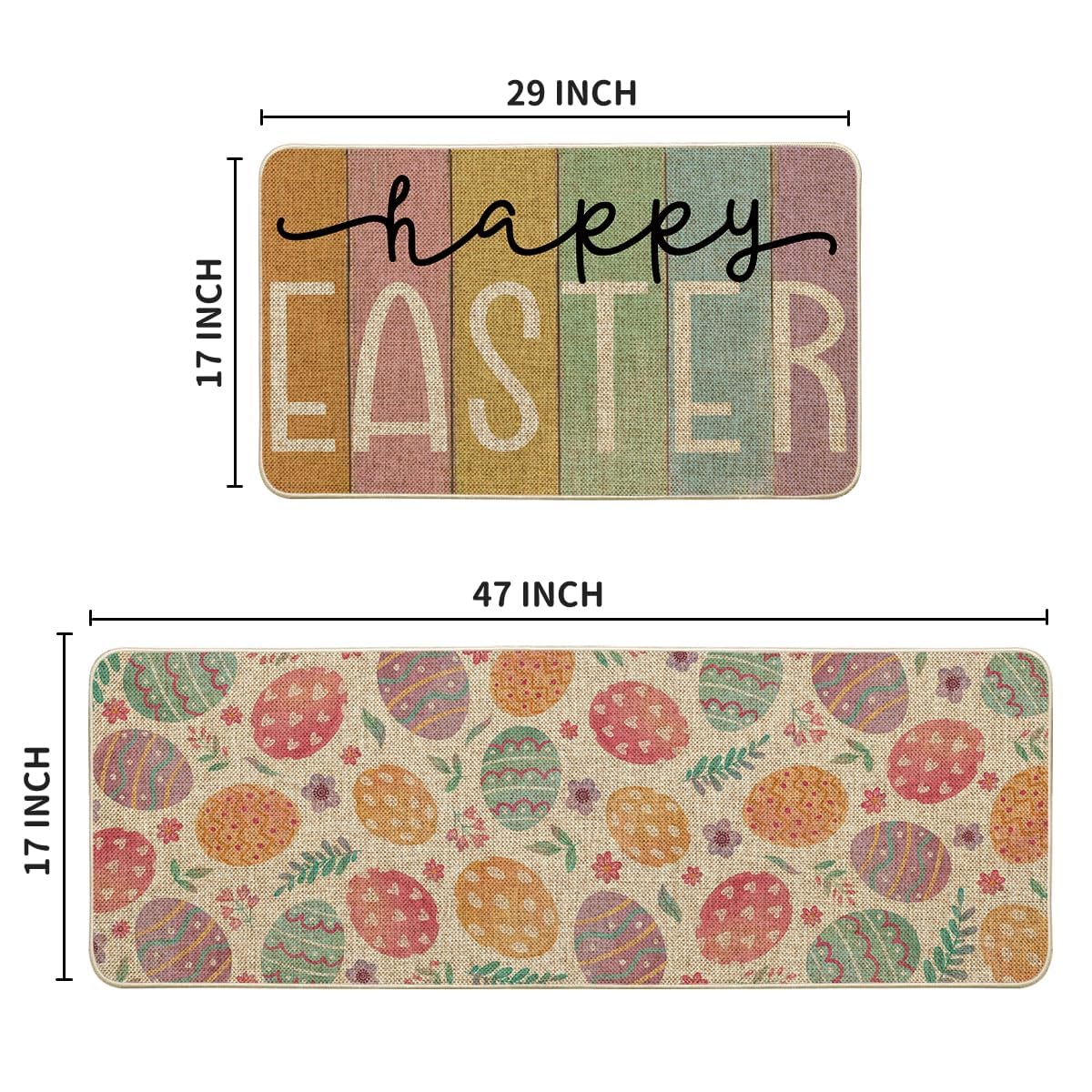 Artoid Mode mat in spring entryway adding seasonal color and floor protection