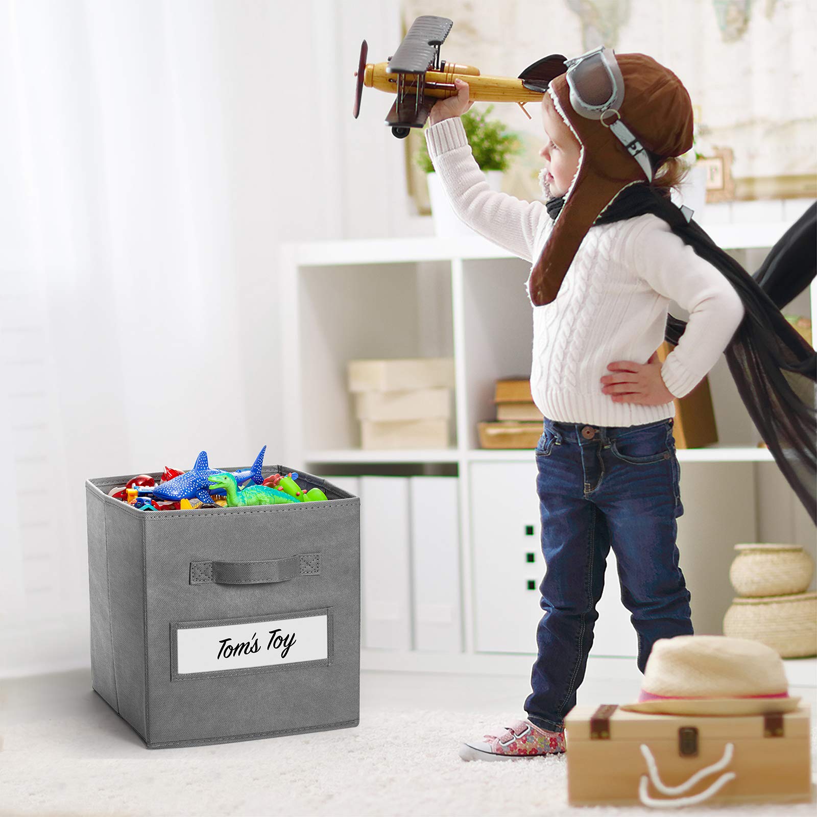 artsdi shelf installed organization showing multiple cubes creating uniform storage solution