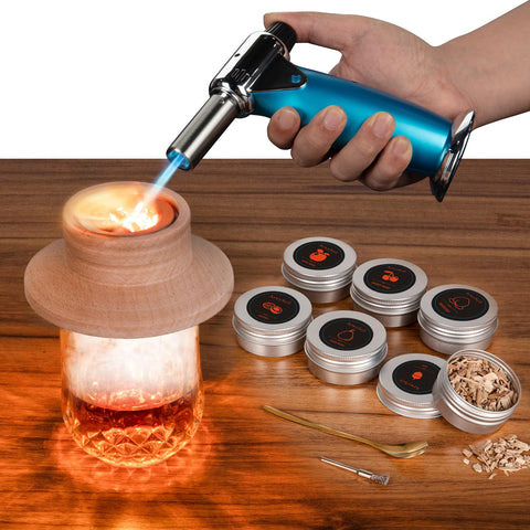 ArwySciI full kit flatlay showing contents for quick cocktail smoking