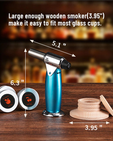 ArwySciI torch close-up highlighting control and precise smoke delivery
