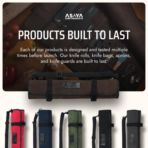 Asaya roll next to tools for scale and practical kit planning