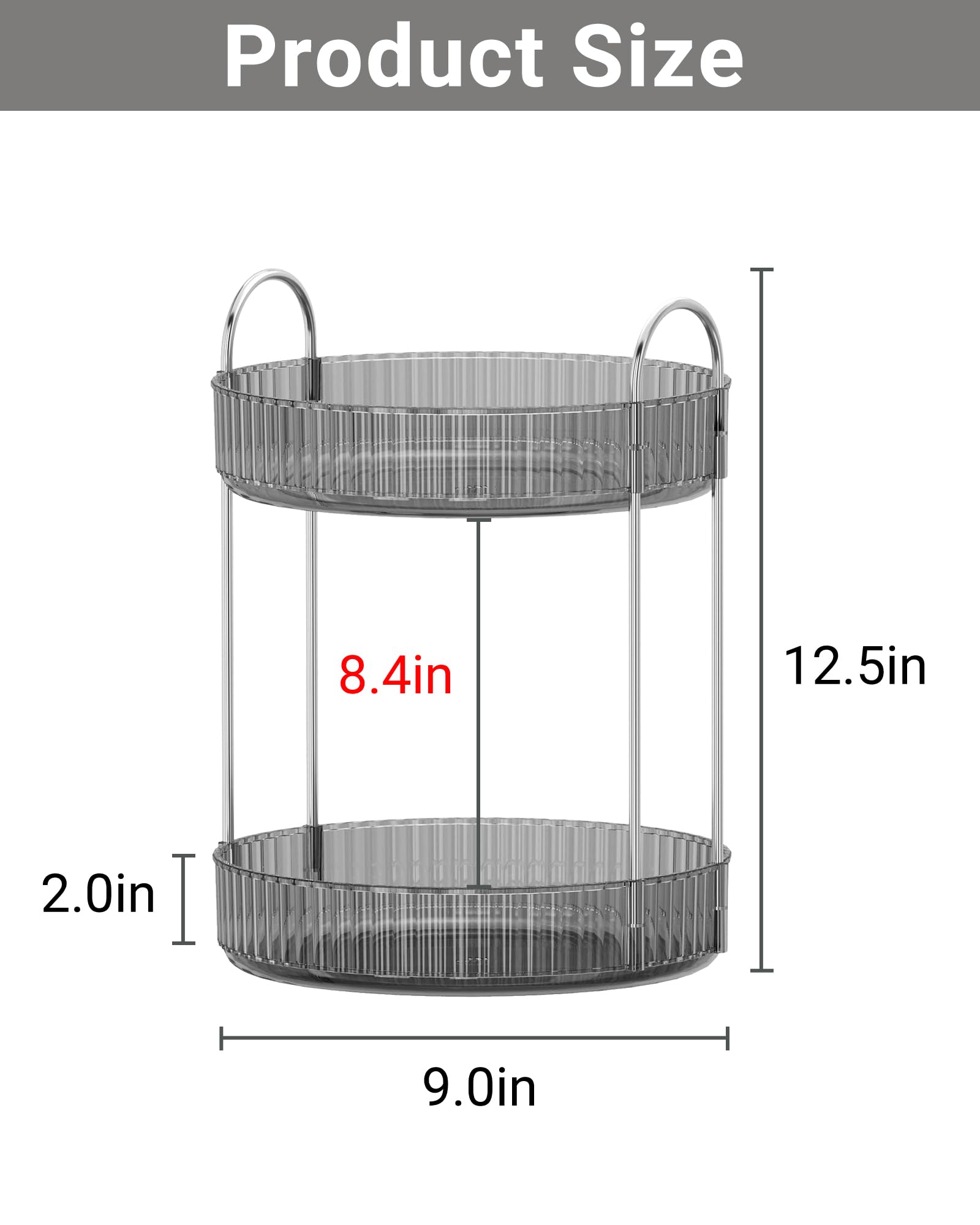 Asayuee top-down view demonstrating smooth 360-degree rotation benefit