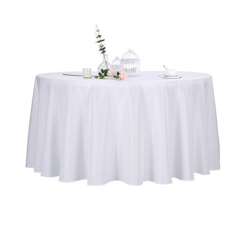 Ascoza front view on table showing full 120-inch drape and elegant presentation