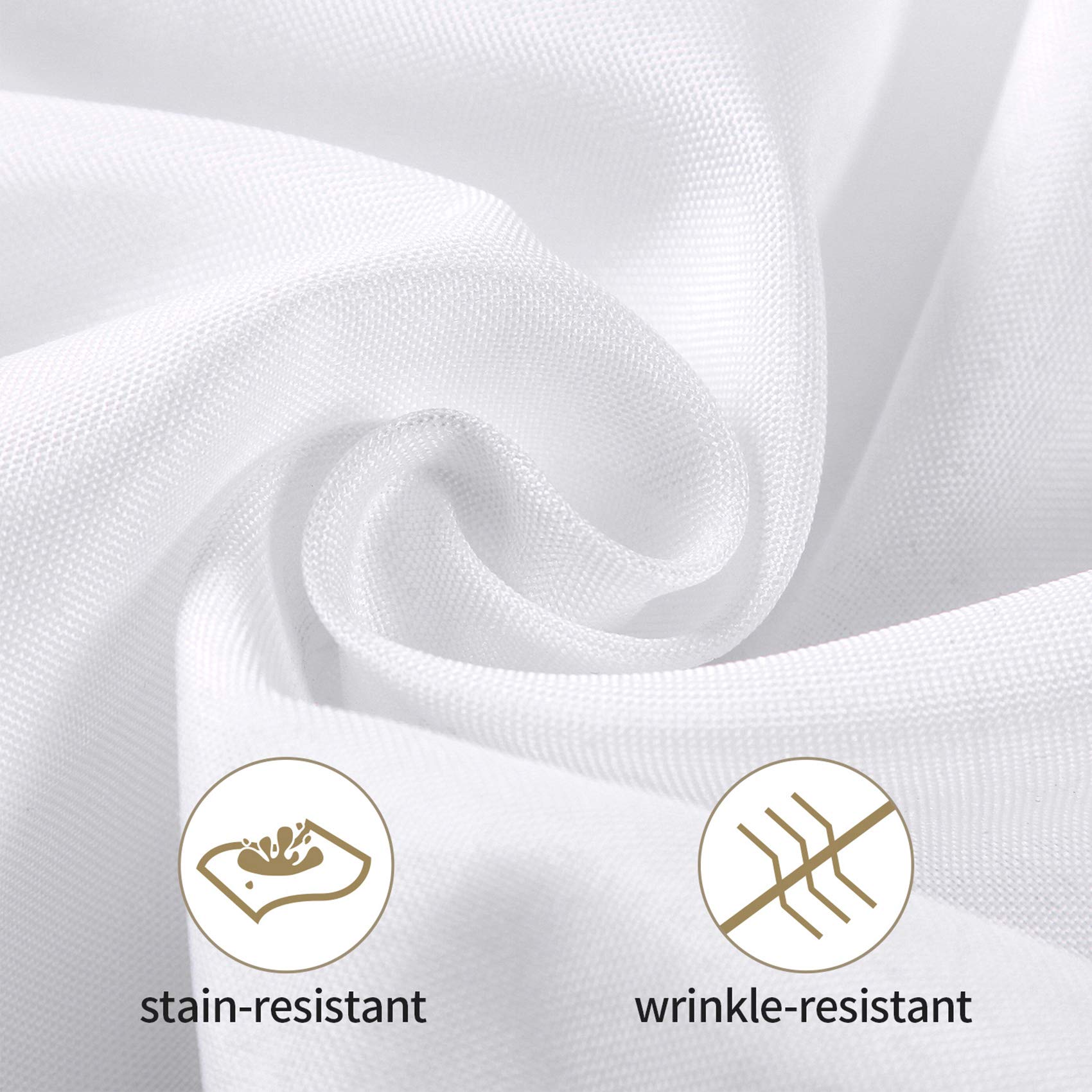 Ascoza table set with centerpiece illustrating clean white backdrop for decor