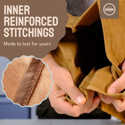ASEBBO fold-top closure detail demonstrating secure carry and easy packing
