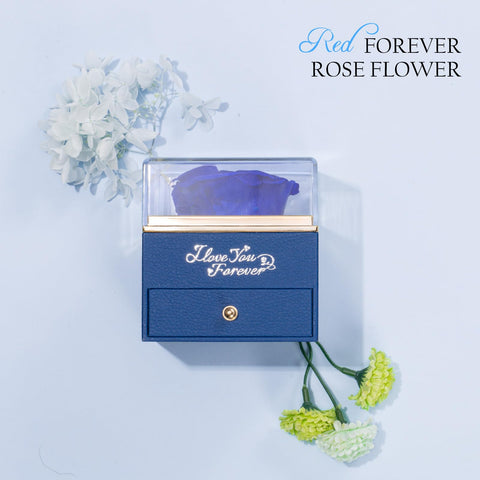 ASELFAD jewel box closeup with rose visible and clear protective cover benefit
