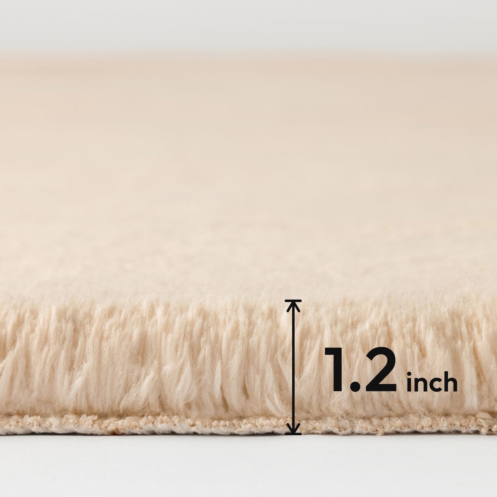Ashler Home Deco rug underside non-slip backing, keeps rug secure on floors