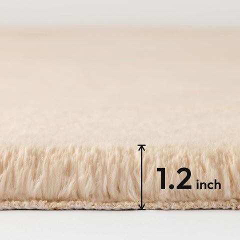 Ashler Home Deco rug underside non-slip backing, keeps rug secure on floors