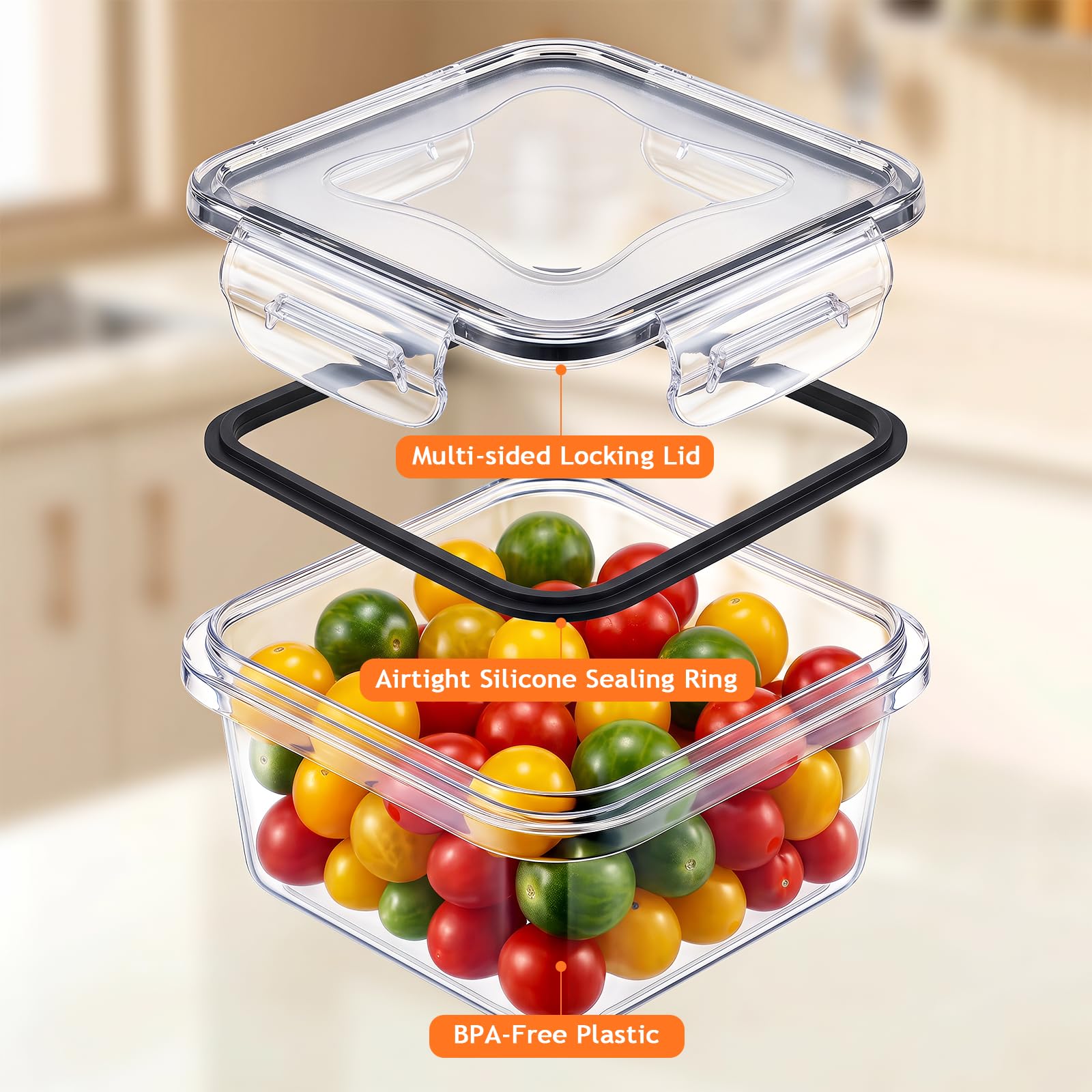 Asnews sauce cups and reusable labels displayed for neat condiment separation