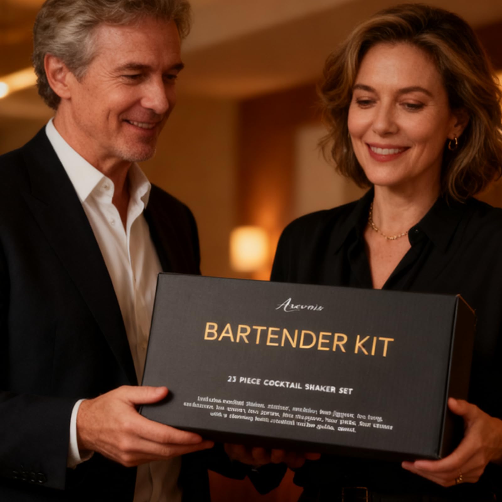ASOVNIS gift box presentation emphasizing premium gifting appeal