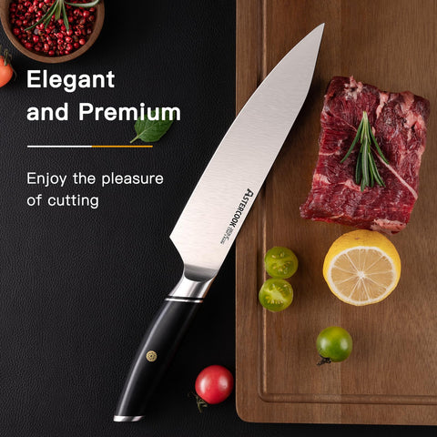 Astercook close-up of blade edge highlighting sharpness and precision