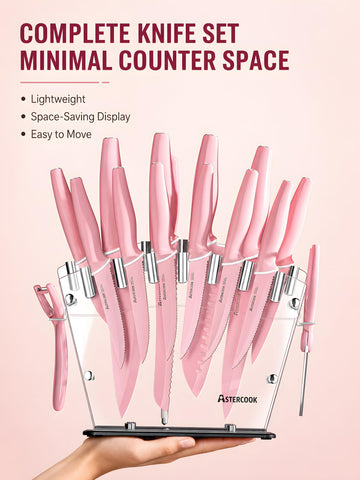Astercook ergonomic handle close-up providing comfort and control
