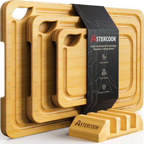 Astercook front packaging and stand showing organized storage benefit