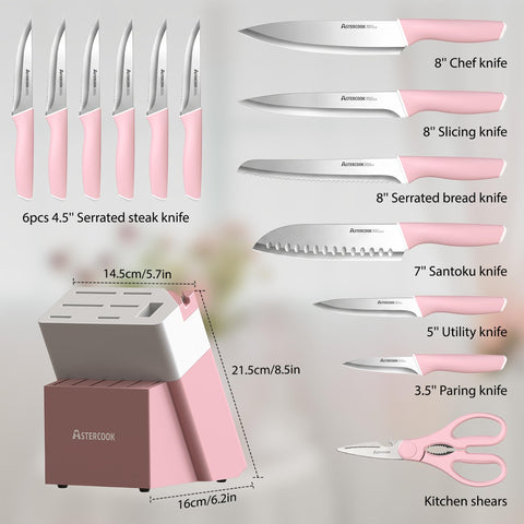 Astercook chef knife chopping vegetables showing efficient prep and clean cuts