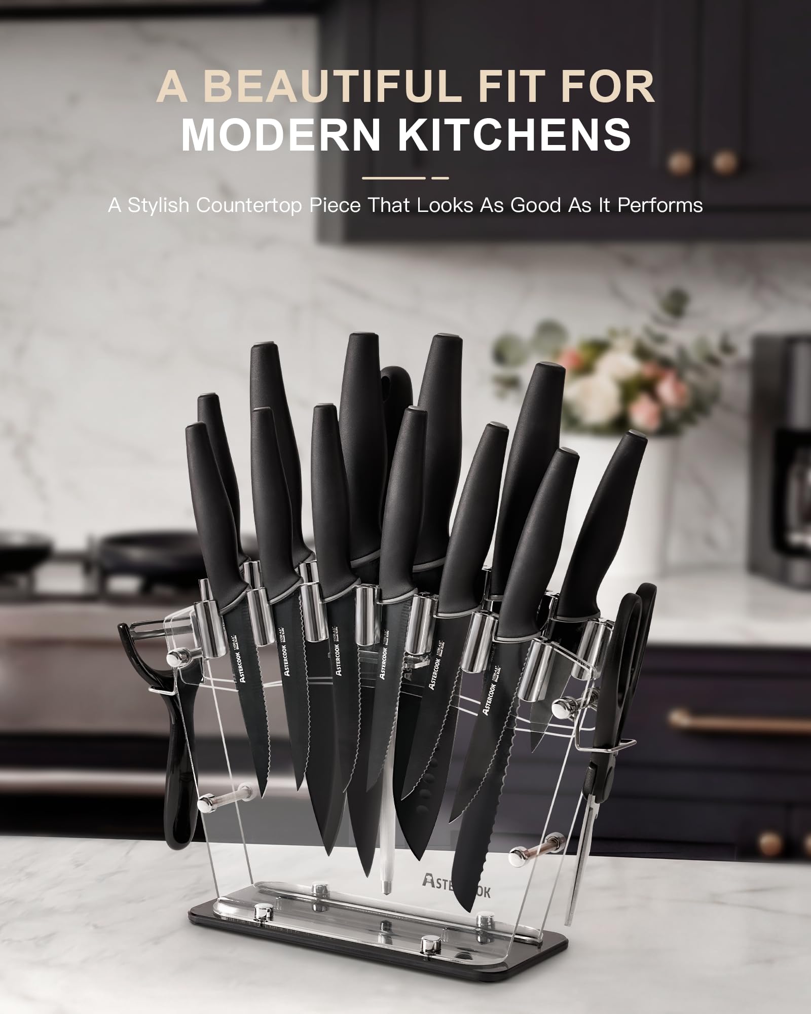 Astercook lifestyle kitchen counter display showcasing modern look as a gift