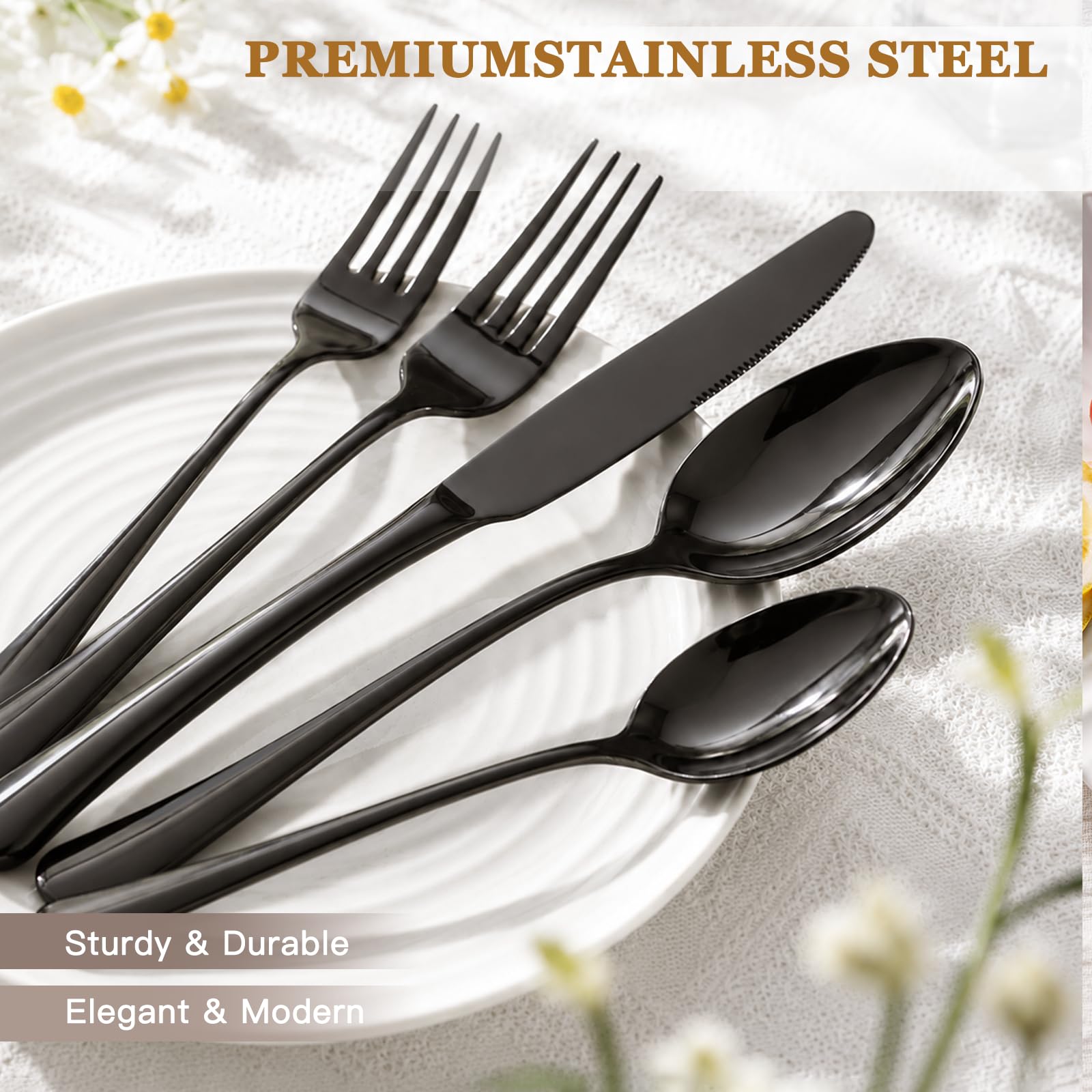 Astercook mirror-polished spoon handle detail shows smooth finish and comfort