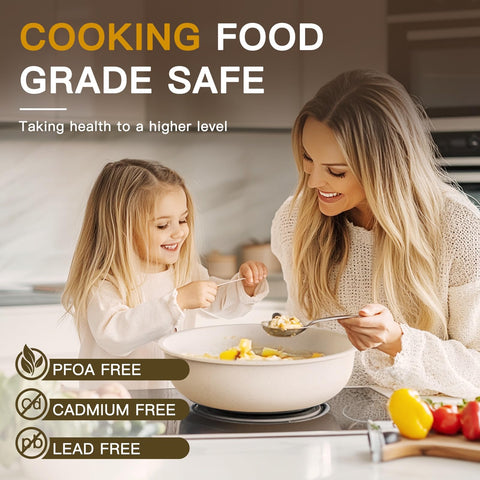 Astercook oven-ready pot without handle ready for baking and finishing dishes