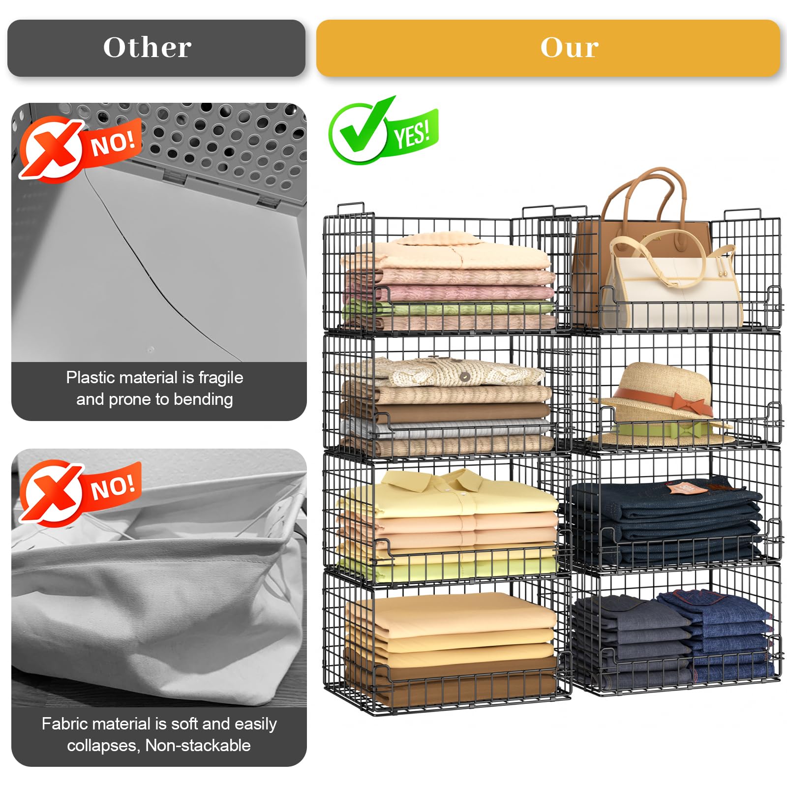 Astrorhine inside a wardrobe demonstrating visible, accessible storage