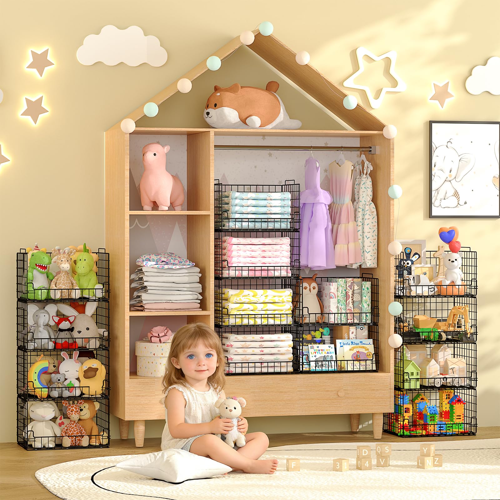Astrorhine in bedroom setting illustrating stylish, space-saving storage