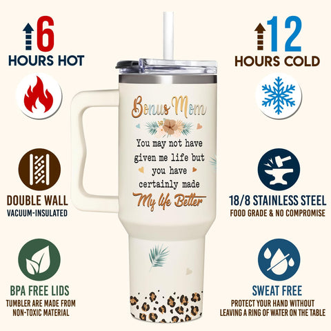 AT2Z GLOBAL tumbler seated in car cup holder for travel convenience