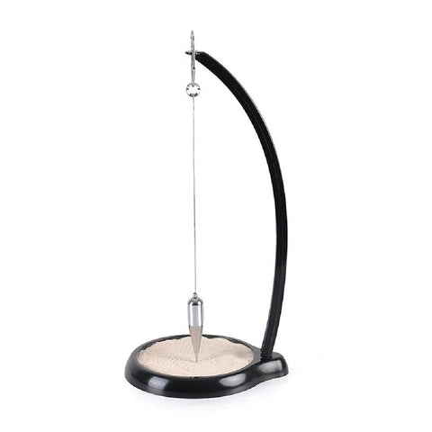ATD sand pendulum front view showing tray and frame for calm décor