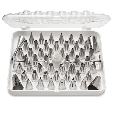 Ateco front packaging showing complete 55-piece set for organized baking