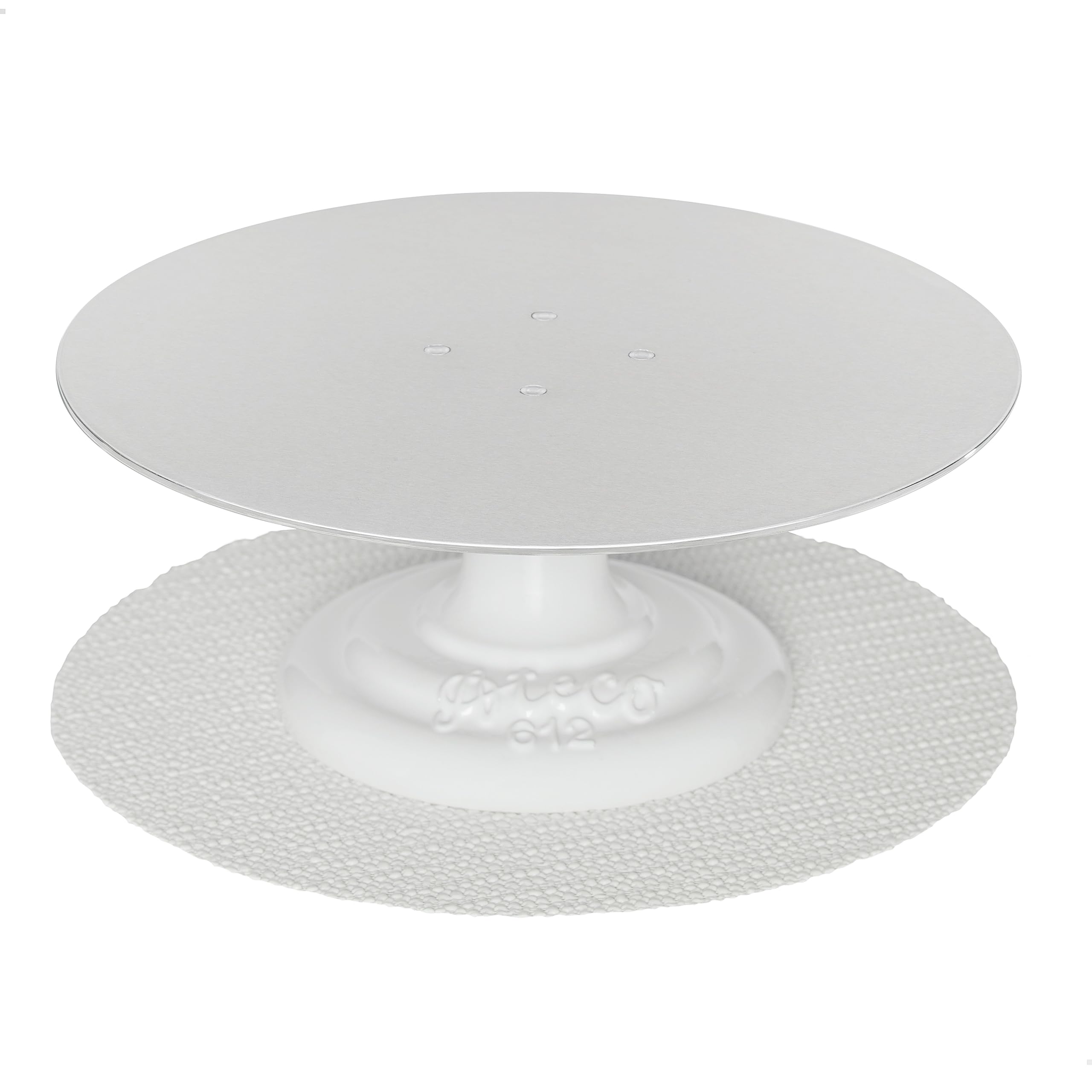 Ateco close-up of aluminum top surface highlighting smooth rotation benefit