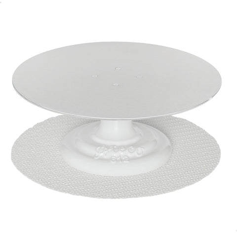 Ateco close-up of aluminum top surface highlighting smooth rotation benefit