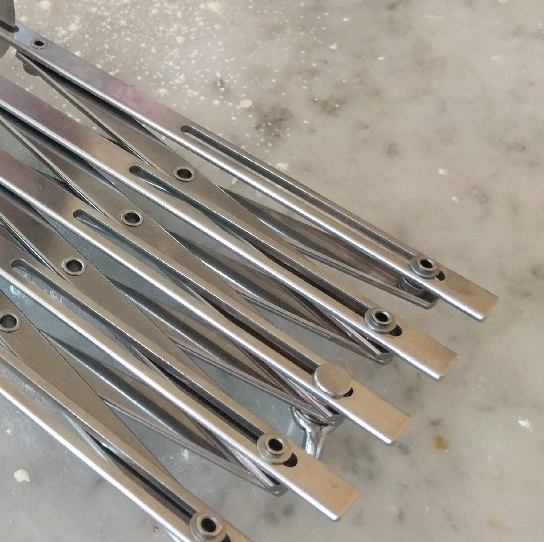 Ateco cutter on a bakery counter ready to portion pastries for professional results