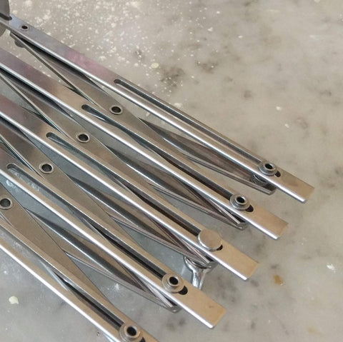 Ateco cutter on a bakery counter ready to portion pastries for professional results