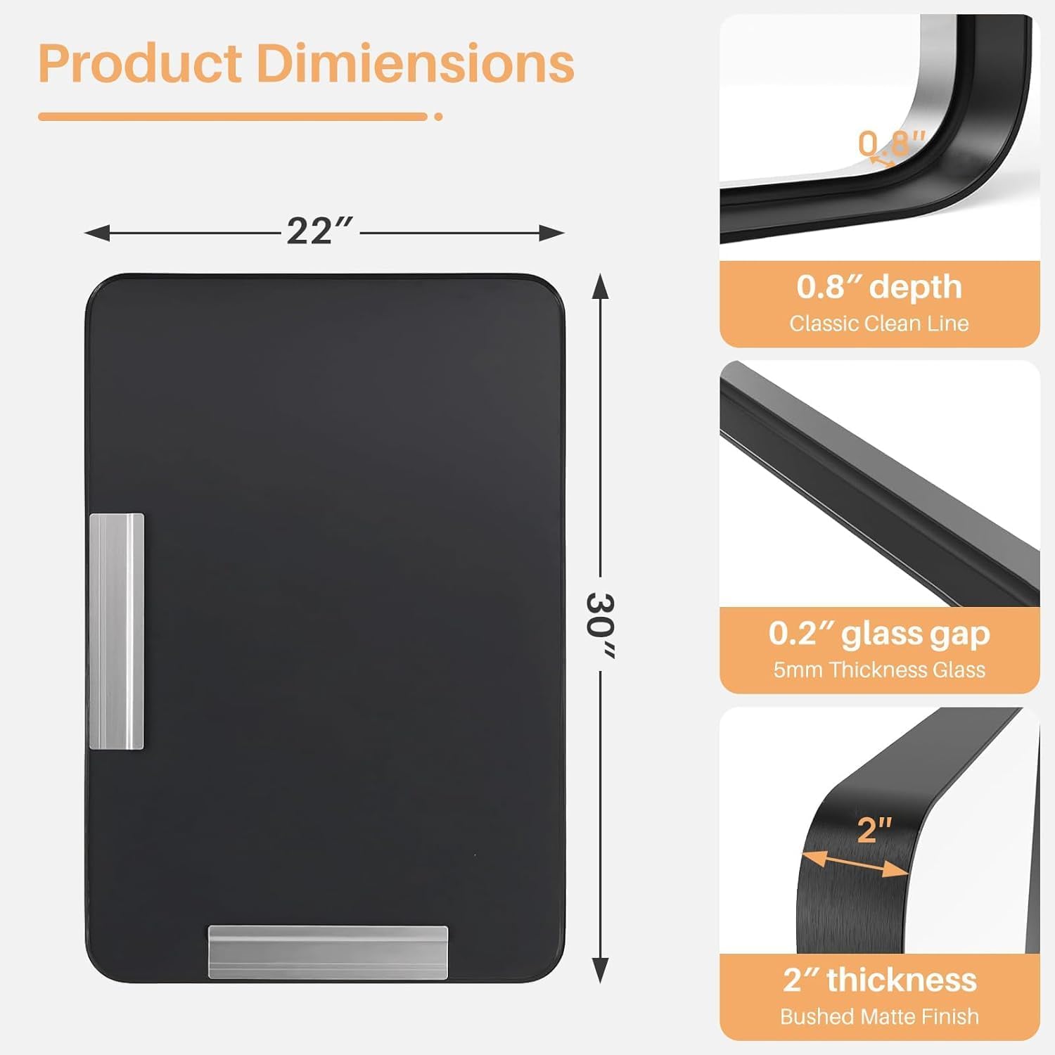 Atilioo close-up of tempered glass edge showing safety and clarity benefit