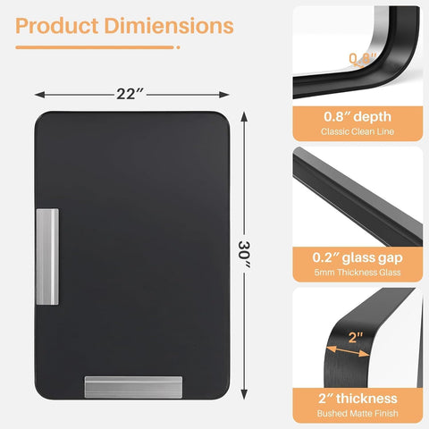 Atilioo close-up of tempered glass edge showing safety and clarity benefit