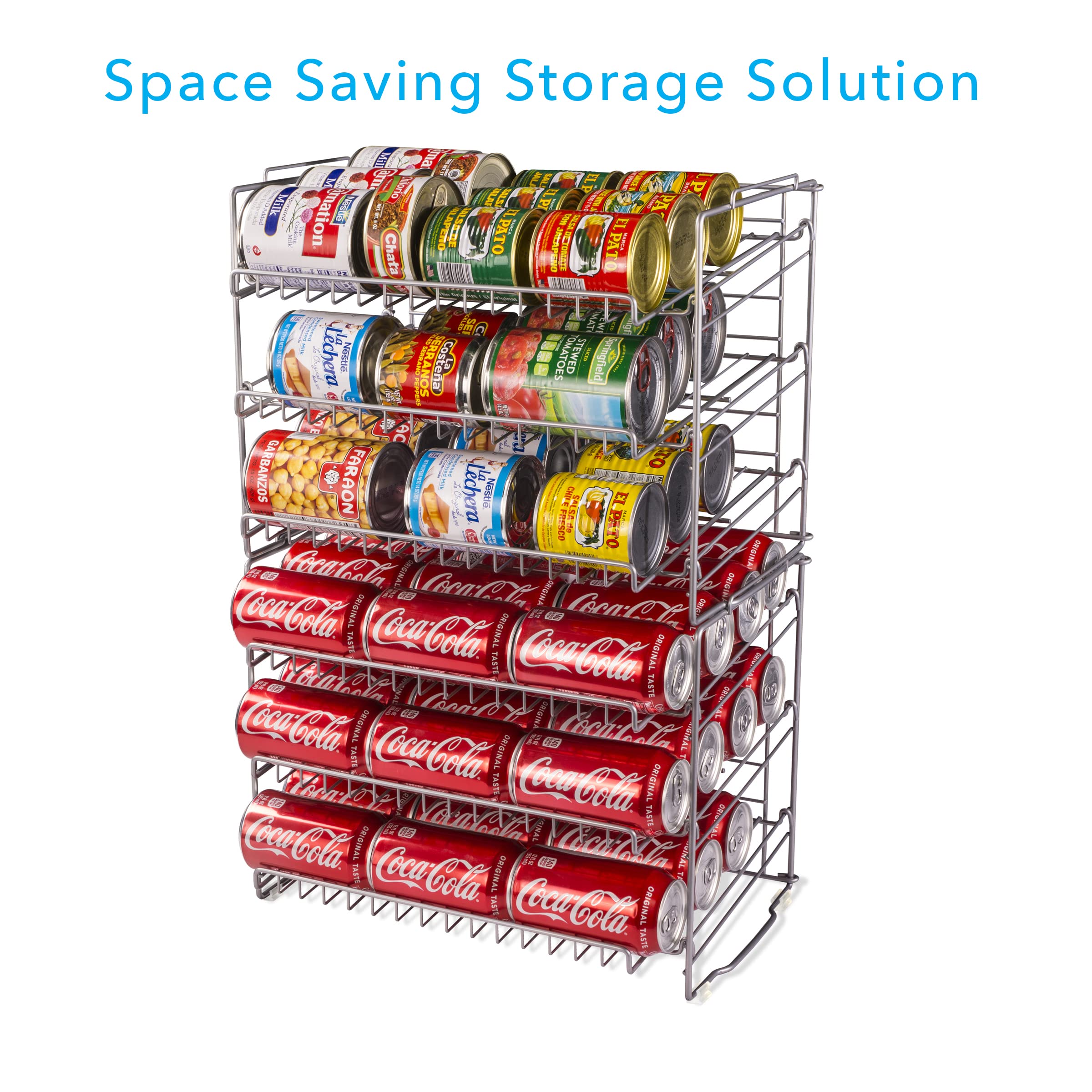 Atlantic angled shelf detail demonstrating smooth gravity-fed can movement