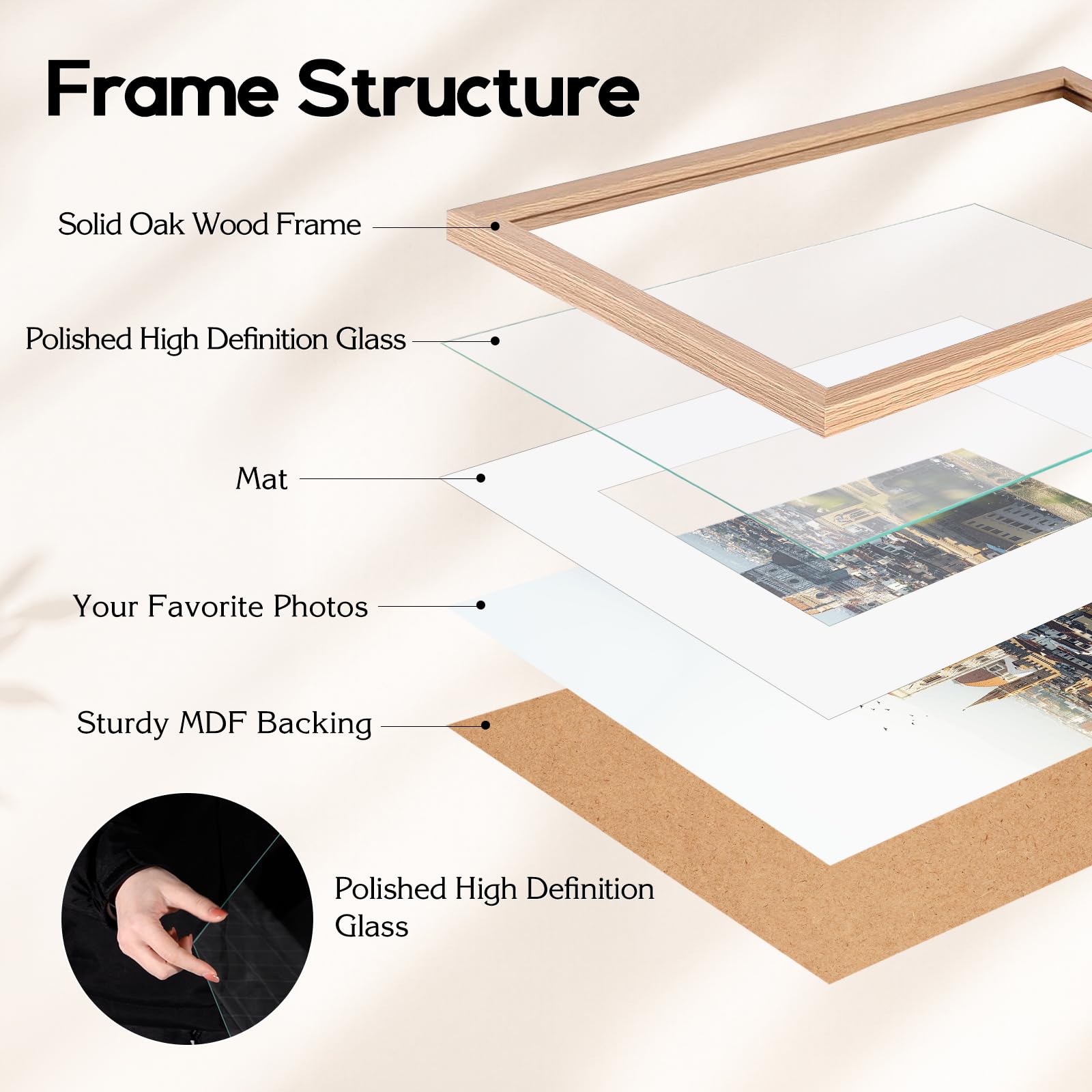 ATOBART frames hung in gallery wall arrangement offering coordinated decor benefit