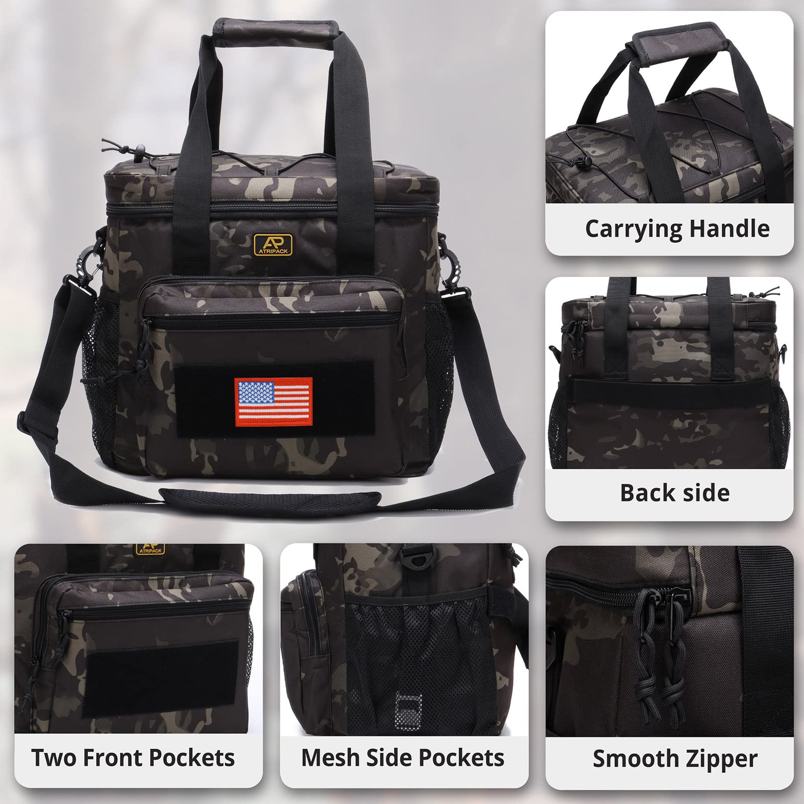 ATRIPACK in a commute setting showing durable use and keeping meals handy on the go