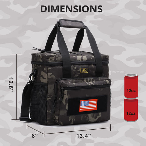 ATRIPACK next to a laptop for scale demonstrating the bag's 22L capacity and commute fit