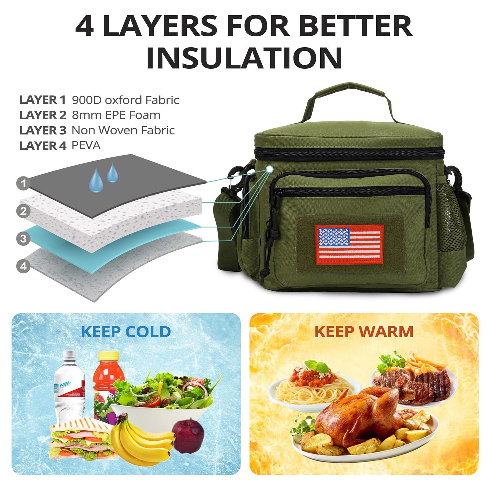 ATRIPACK detachable shoulder strap and reinforced handle for comfortable carrying