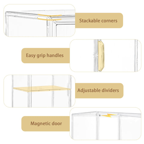 Attelite internal layers adjusted to different heights showing flexible storage benefit
