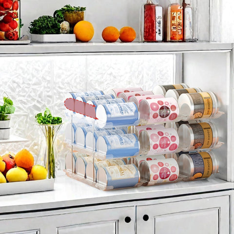 Attelite beside standard cans showing scale and space-saving benefit