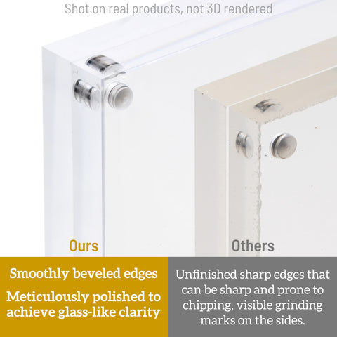 ATZYmolin side profile highlighting thicker acrylic panels for increased durability