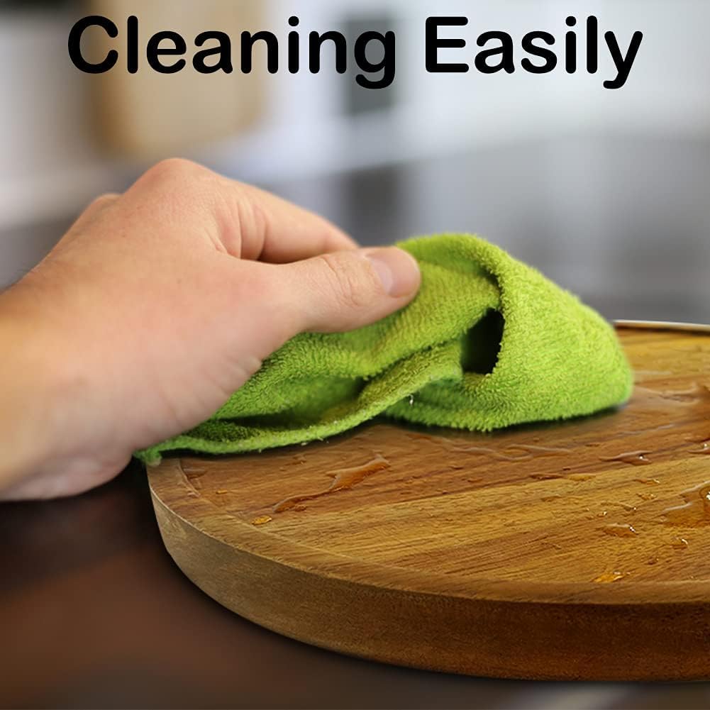 AUAM acacia lazy susan styled on kitchen table improving serving and countertop order